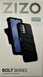 ZIZO Bolt Nokia G400 5G Drop Protection Holster Case Built-in Kickstand Clip - Picture 1 of 5