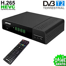 Sintonizador TDT T2 de Alta Definición Mando Infrarojo USB HDMI DVB Euroconector