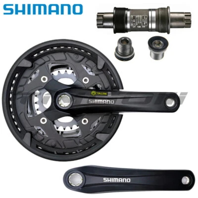 Shimano Alivio FC-T4010 Octalink Kurbelgarnitur MTB Fahrrad 9-fach 48-36-26T 175mm schwarz - Bild 1 von 4