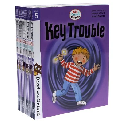 Biff Chip & Kipper Stage 5 - 16 Books by Roderick hunt Ages 5-7 - Paperback - Image 1 of 4