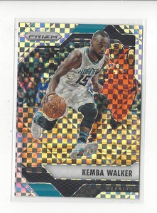 2016-17 Panini Prizm Prizms Starburst #91 Kemba Walker Hornets