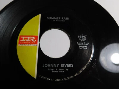 Johnny Rivers – Summer Rain 1967 7" Single  66267 - Image 1 of 4