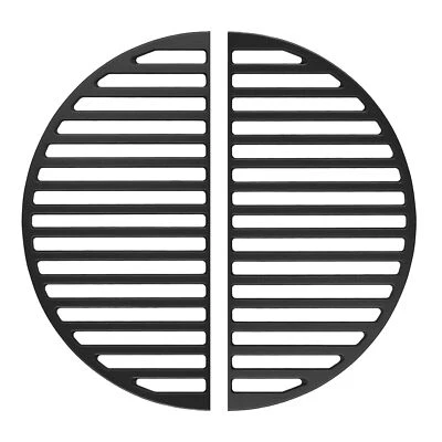 Wiltec 2x Gusseisen Grillrost 55x26,5x0,9cm Grill Rost Grillzubehör BBQ Gussrost - Bild 1 von 4