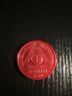 AA Sobriety Coin/token/medallion For 1 Month Sober - Image 1 of 2