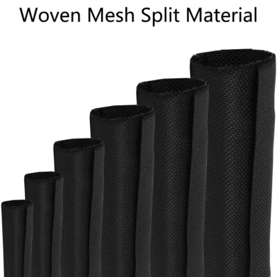 Lote de material tejido de malla de protección de cable de tubo de telar de alambre dividido trenzado Foto 1 de 4