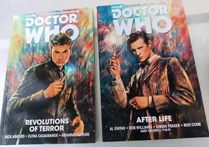 Lot 2 DOCTOR WHO NEW ADVENTURES #1 Revolutions of Terror After Life Titan Comics - Picture 1 of 4