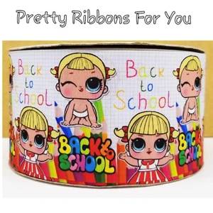 Back to School  3" wide grosgrain ribbon the listing is for 2 yard total - Picture 1 of 1
