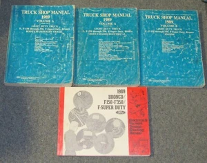 1989 Ford F-150 F-250 F-350 F-Super Duty Truck Service & EVTM Wiring Manual Set - Picture 1 of 1
