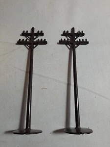 Marx Dealer Box 1 Set of 11 No. 0161 Telephone Poles 1950's - 60's - Picture 1 of 5