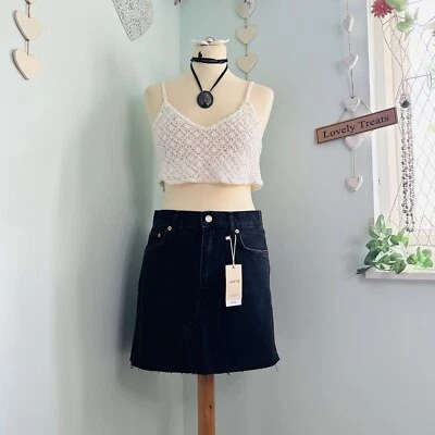 Denim Mini Skirt , New With Tag.  - Image 1 of 4