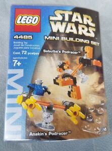 NEW Star Wars Lego Mini Building Set Anakin's & Sebulba's Podracers rare 