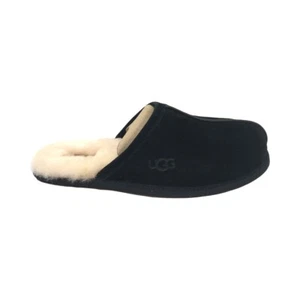 UGG Men's Scuff Slippers Chestnut Black Suede Scuffs 1101111 - Picture 1 of 9