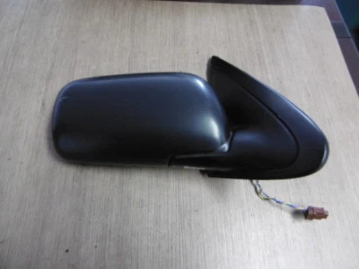 Außenspiegel rechts elektrisch Nissan Almera I N15 Bj.95-99 schwarz unlackiert - Bild 1 von 4