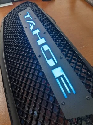 Custom Full Color Remote LED 2007-14 Chevy Tahoe DIY Grille Badge - Image 1 of 4