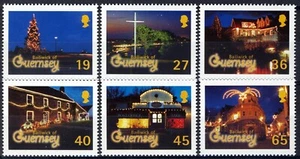Guernsey 2001, Weihnachten: Festliches Beleuchtungsset postfrisch, Mi 907-12 - Bild 1 von 1