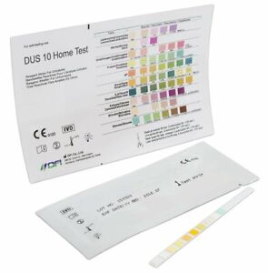 Urine Test Strips 10 Parameter Urinalysis Professional/GP Dipstick CE (2x5 Pack)