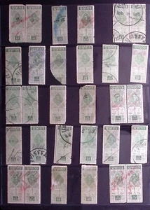 THAILAND: Selection Used Revenue Examples - Ex-Old Time Collection - Album Page - Picture 1 of 2