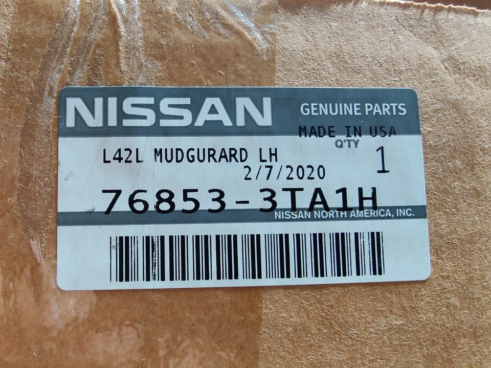 Genuine OEM Nissan 76853-3TA1H Driver Front Rocker Panel 2013-2018 Altima - Imagem 1 de 1