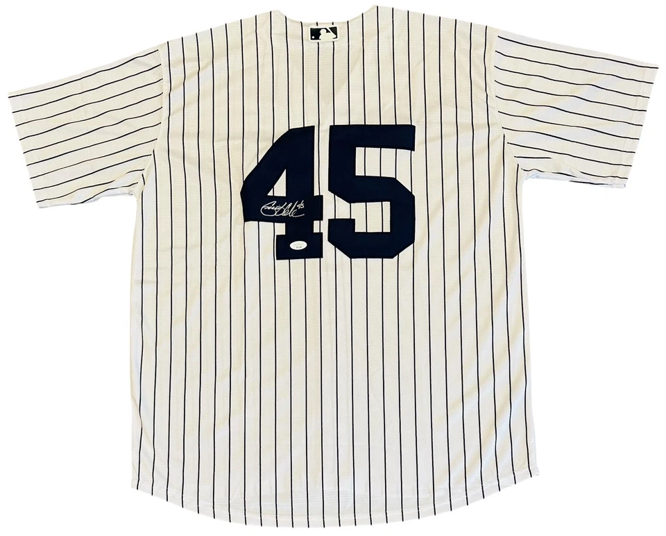 Gerrit Cole Signed New York Yankees Jersey Autographed + JSA COA - Image 1 of 3