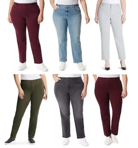Pantalones de mezclilla clásicos Gloria Vanderbilt Amanda talla grande para mujer nuevos con etiquetas - Imagen 1 de 18