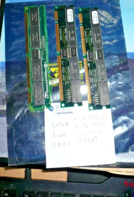 KMM364E124AJ-6 Samsung 8MB Mac Buffered EDO Memory + 16MB Hyundai for Powermac - Image 1 of 3