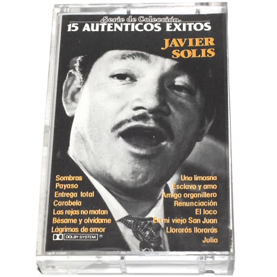 Javier Solis - 15 Autenticos Exitos (Cassette Tape Mexico 1983) PLAY TESTED - Image 1 of 4
