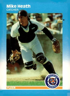 1987 Fleer Update #U-42 Mike Heath - Image 1 of 2