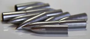 12 STEEL PILES POINTS 150 grains 3/8 for longbow arrows `bullet` shape - Picture 1 of 1