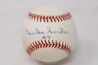 Duke Snider PSA/DNA Signed Auto Baseball Dodgers #4  ID:465451 - Image 1 of 4