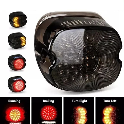 Luz trasera freno para Harley Touring Road King Dyna Glide Softail Sportster Foto 1 de 4