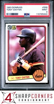 Donruss #598 1983 Tony Gwynn RC Padres Hof PSA 9 Foto 1 de 3