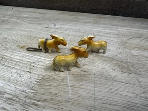 Menge 3 Mini Japan Esel Spielzeug New Old Stock NOS siehe Bilder - Bild 1 von 10