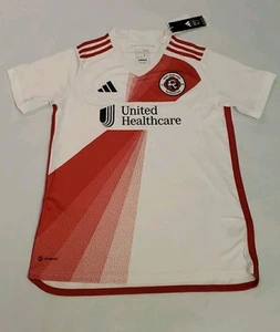 Neu mit Etikett Adidas New England Revolution Authentic Damen-Fußballtrikot Größe Large - Bild 1 von 15