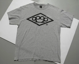 10.Deep T-Shirt Mens L Gray Brass Knuckles Made In USA Street Wear - Picture 1 of 9