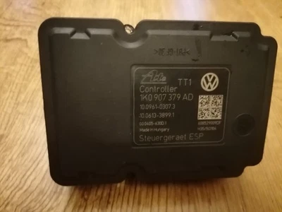 VW Golf Audi A3 Seat Leon ABS PUMP ECU ONLY 1K0907379AD - Image 1 of 3