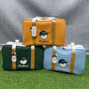 Nuova borsa Malbon Golf Boston tipo sportivo unisex giallo azzurro verde DHL FedEx - Foto 1 di 17