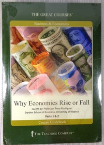The Great Courses Why Economies Rise or Fall 4 DVDs & Guidebook New Sealed! - Picture 1 of 3