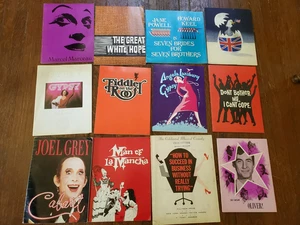 LOT 12 BROADWAY & NATIONAL TOUR SOUVENIR PROGRAMS--LA MANCHA, GYPSY, 7 BRIDES + - Picture 1 of 3