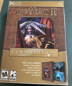 Gothic II: Gold Edition (PC, 2005) 4 discos dos juegos completos - Imagen 1 de 2