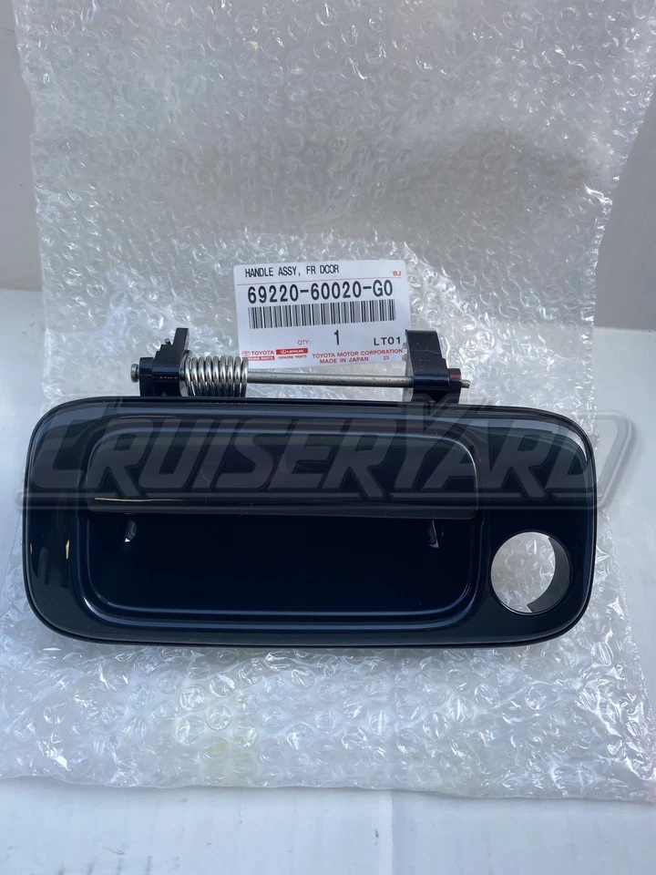 New OEM Toyota Land Cruiser Front Left Driver Green Door Handle 69220-60020-G0 - Imagem 1 de 1