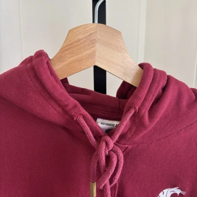 Champion Washington State Cougars Crimson Henley Sudadera con Capucha Mujer Pequeña NCAA Preparación Foto 1 de 4