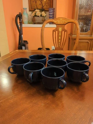 7 IKEA STRIMMIG 12 oz. Taza de café taza de café de gres azul Ikea 12011 Foto 1 de 4