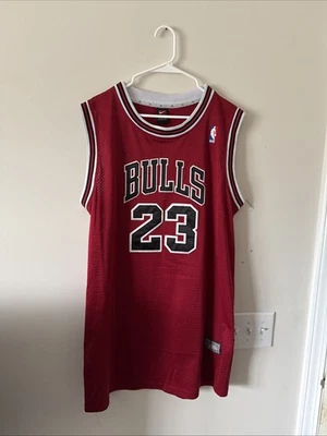 Men’s Nike Hardwood Classics Michael Jordan #23 Chicago Bulls Jersey Sz 56 - Red - Image 1 of 4