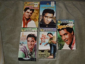 Elvis Presley 6 VHS Lot: Double Trouble,Frankie&Johny,Harum Scarum,Spinout, Stay - Foto 1 di 8