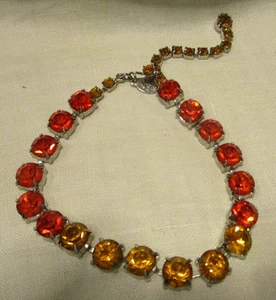 Tarina Tarantino Rhinestone Bracelet Orange and Yellowish - Bild 1 von 10