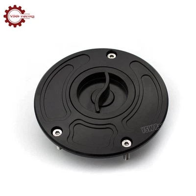 For Ninja ZX6R ZX636 2003-2006 ZX10R 2004 2005 CNC Gas Cap Tank Fuel Cover Oil Foto 1 de 4