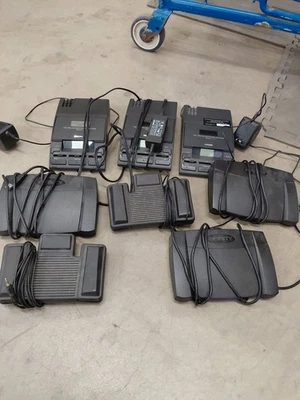 Sistema de transcrição Philips 720 com pedal e fonte de alimentação (lote de 3) - Imagem 1 de 2