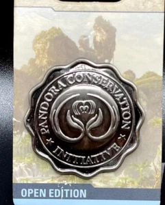 Disney Silver World Of Avatar Pandora Conservation Initiative Pin Collectible - Picture 1 of 6