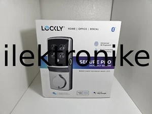 NEU Lockly Secure Pro Bluetooth Fingerabdruck WiFi Smart Türschloss PGD728WSN - Bild 1 von 3