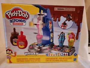 Play-Doh Kitchen Creations Drizzy Ice Cream Playset 6 Non-Toxic Colors Brand New - Picture 1 of 2